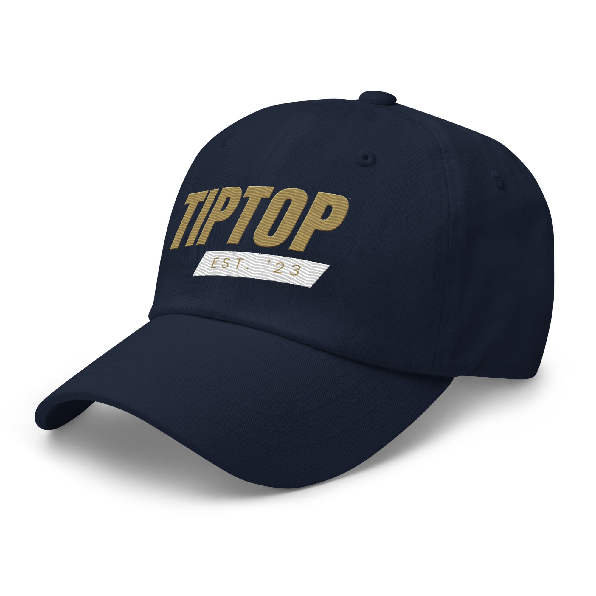 Vintage Dad Hat (Gold & Navy Blue)