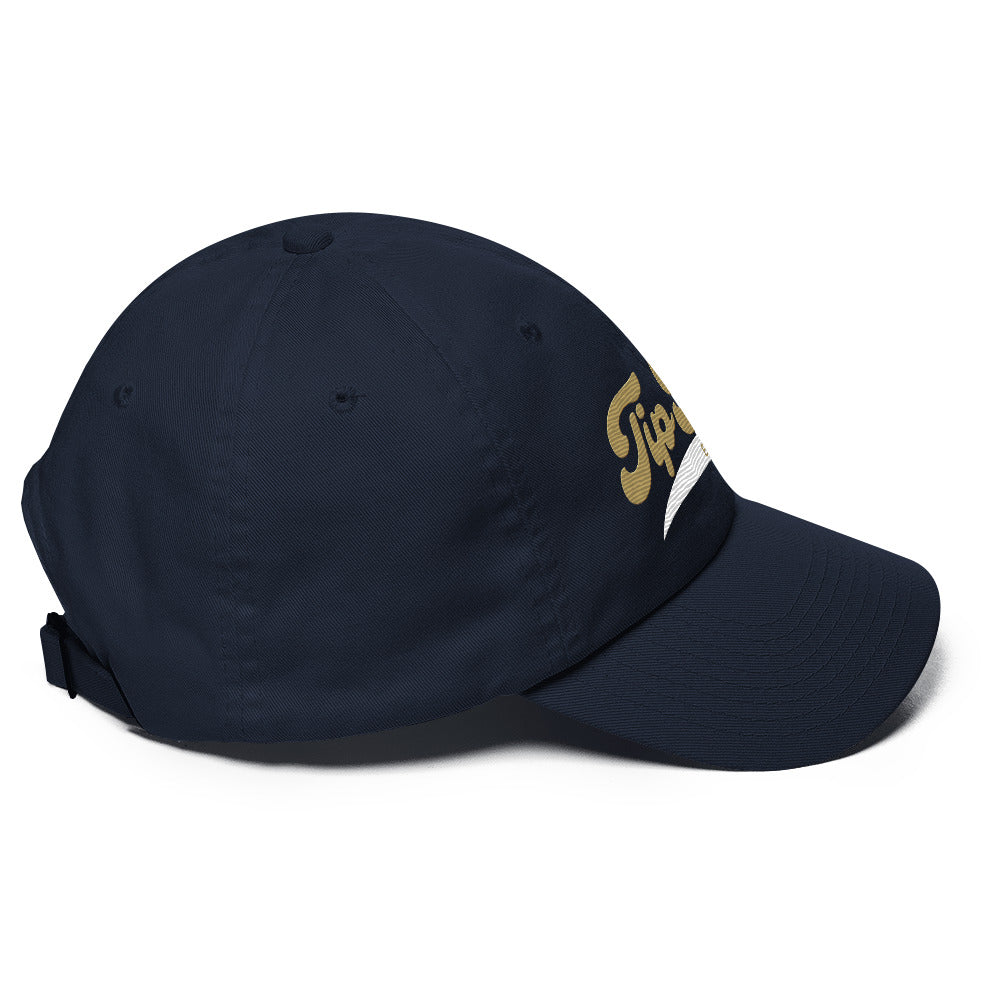 Genty Dad Hat (Gold & Navy Blue)