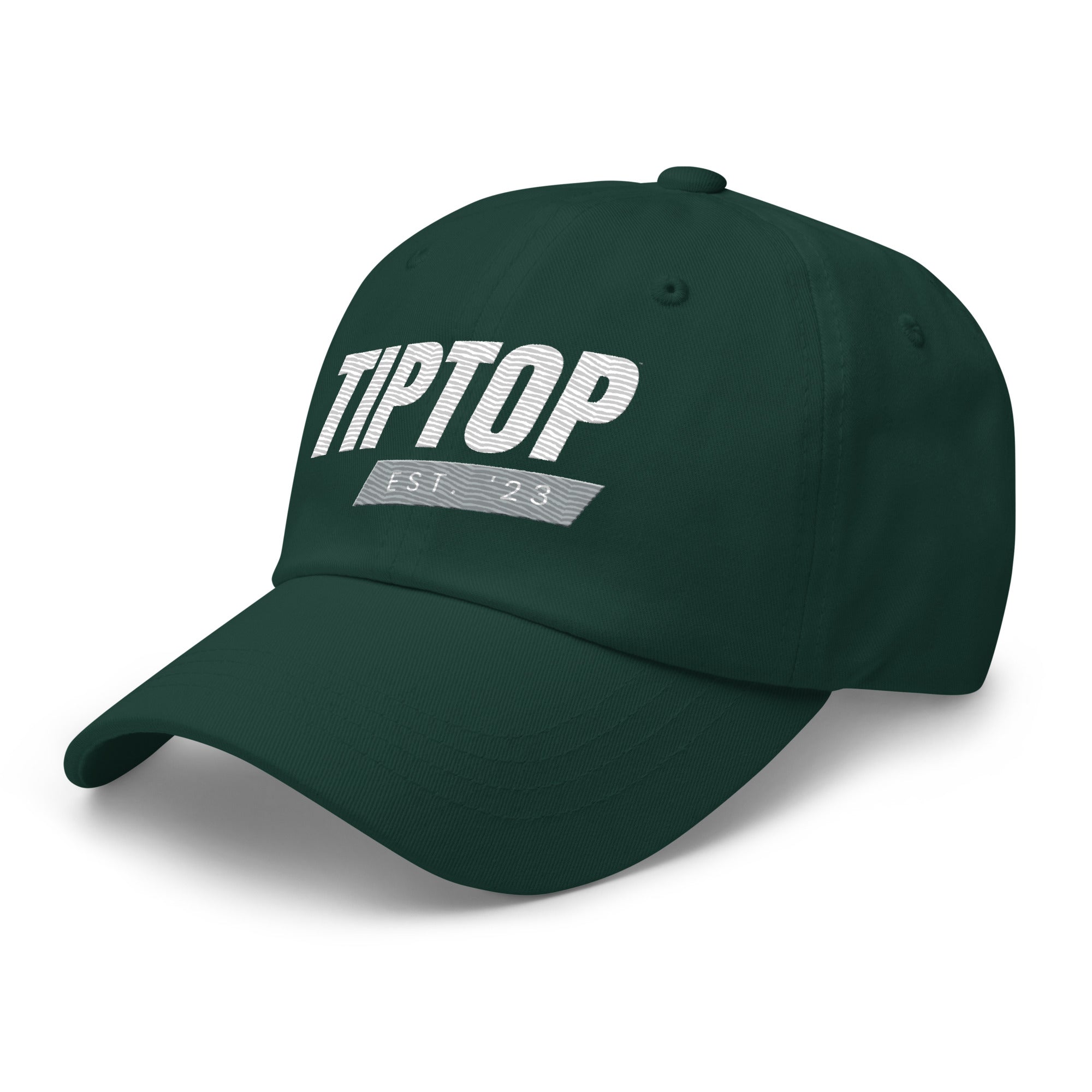 Vintage Dad Hat (Silver & Green)