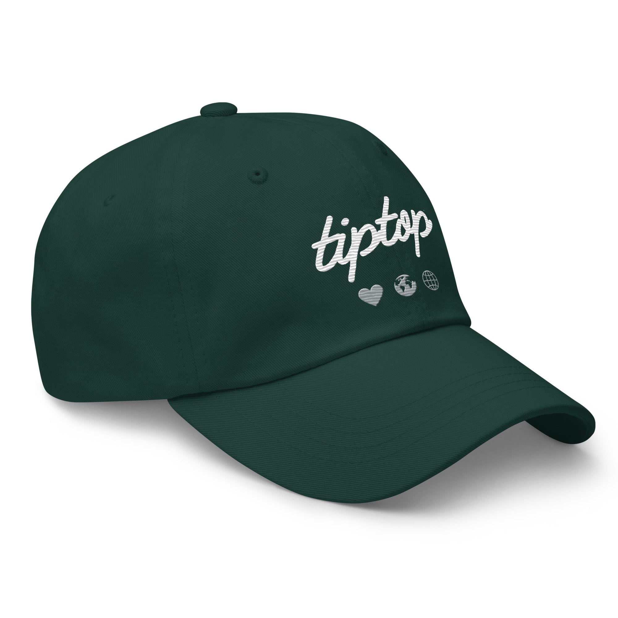 Script Dad Hat (Silver & Green)