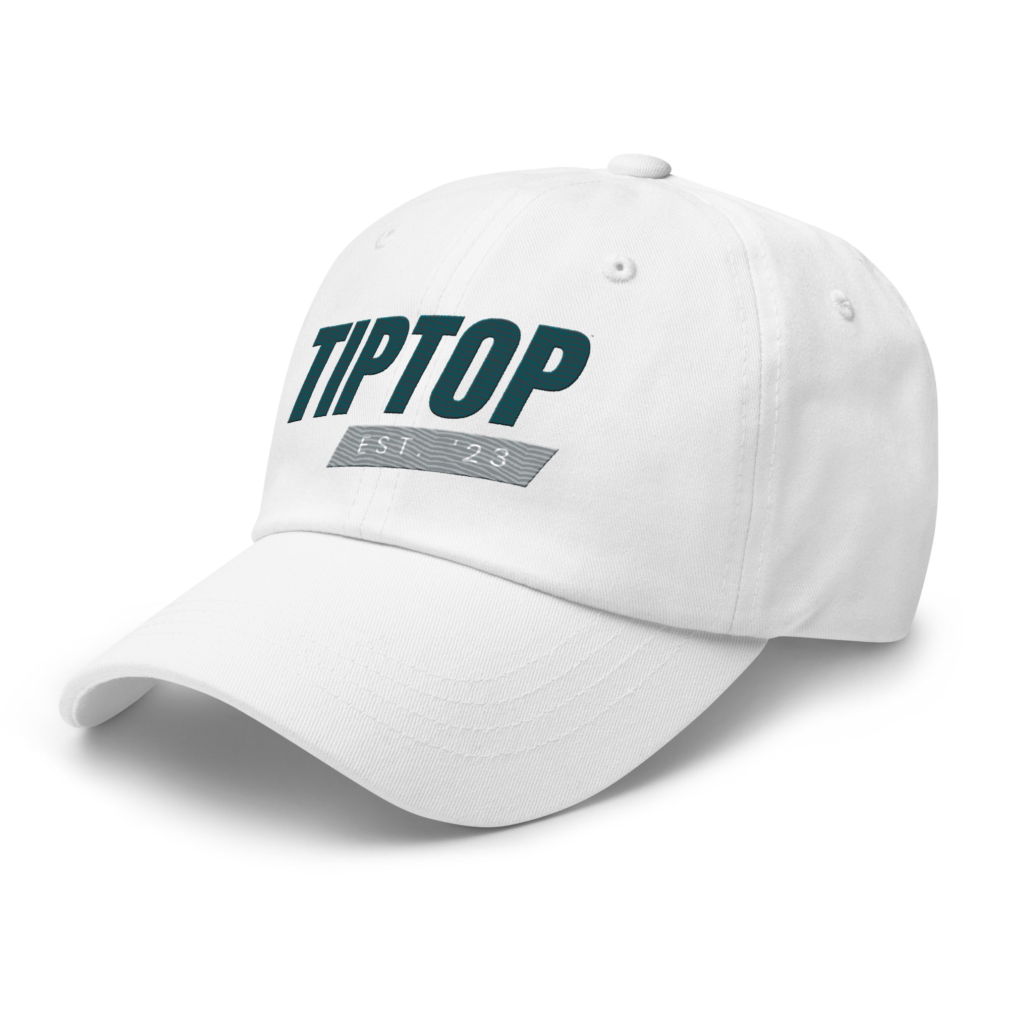 Vintage Dad Hat (Silver & Green)