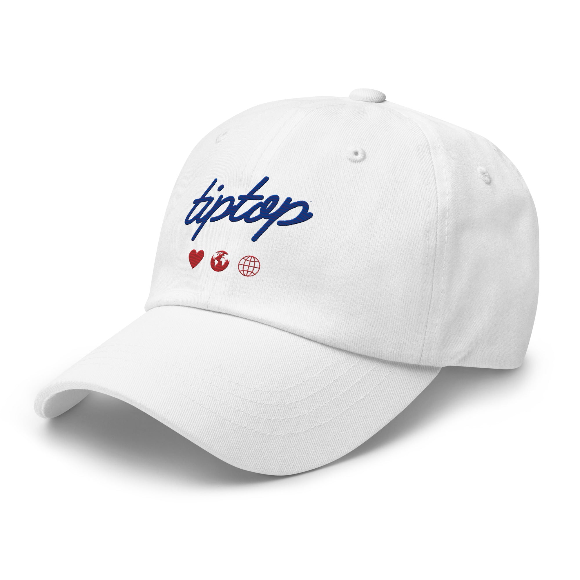 Script Dad Hat (Red & Royal Blue)