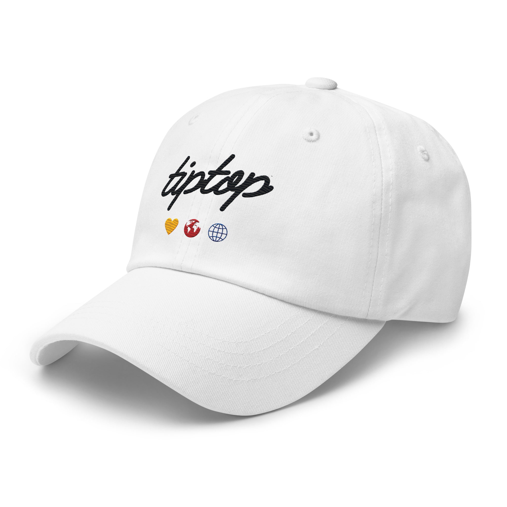 Script Dad Hat (Yellow & Black)