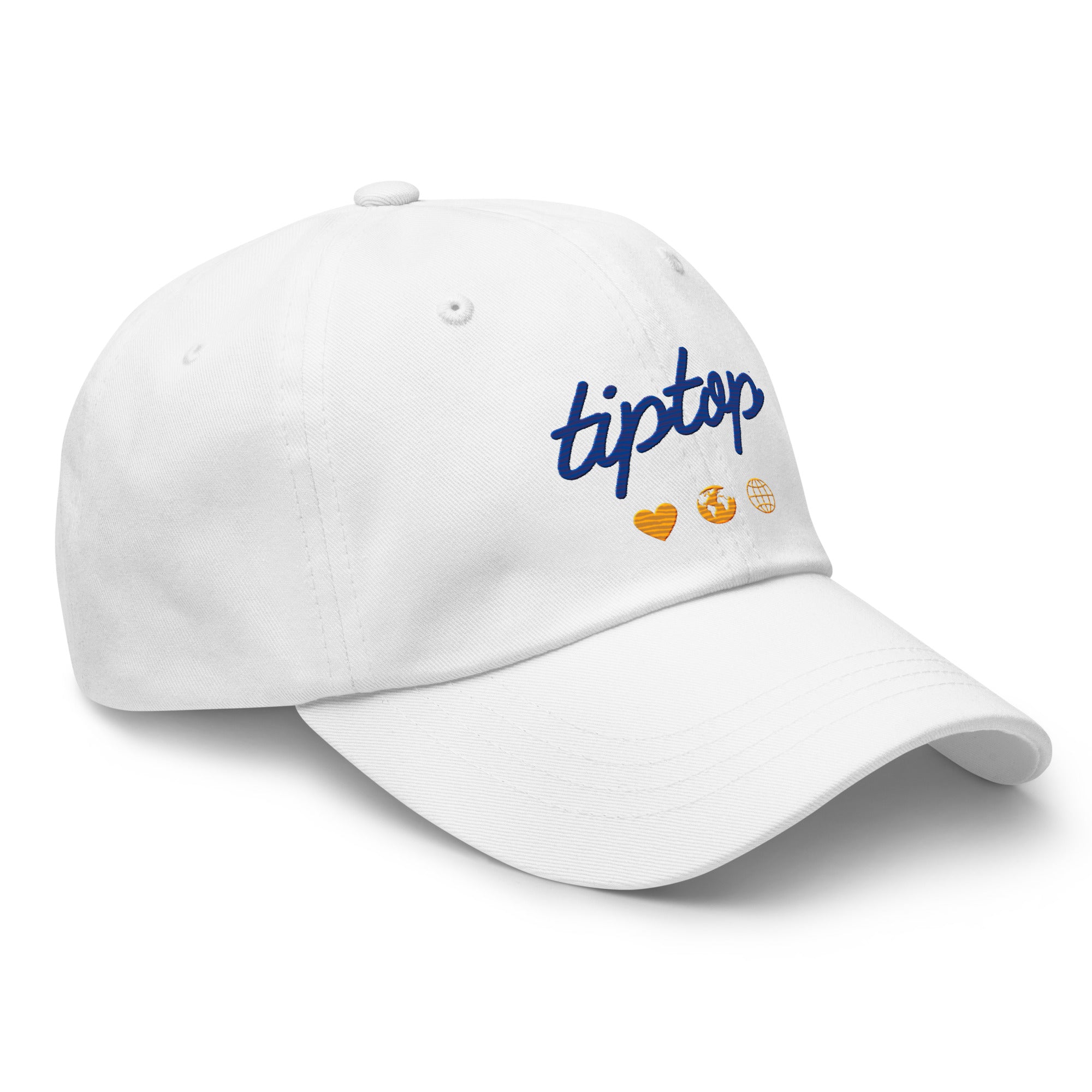 Script Dad Hat (Gold & Royal Blue)