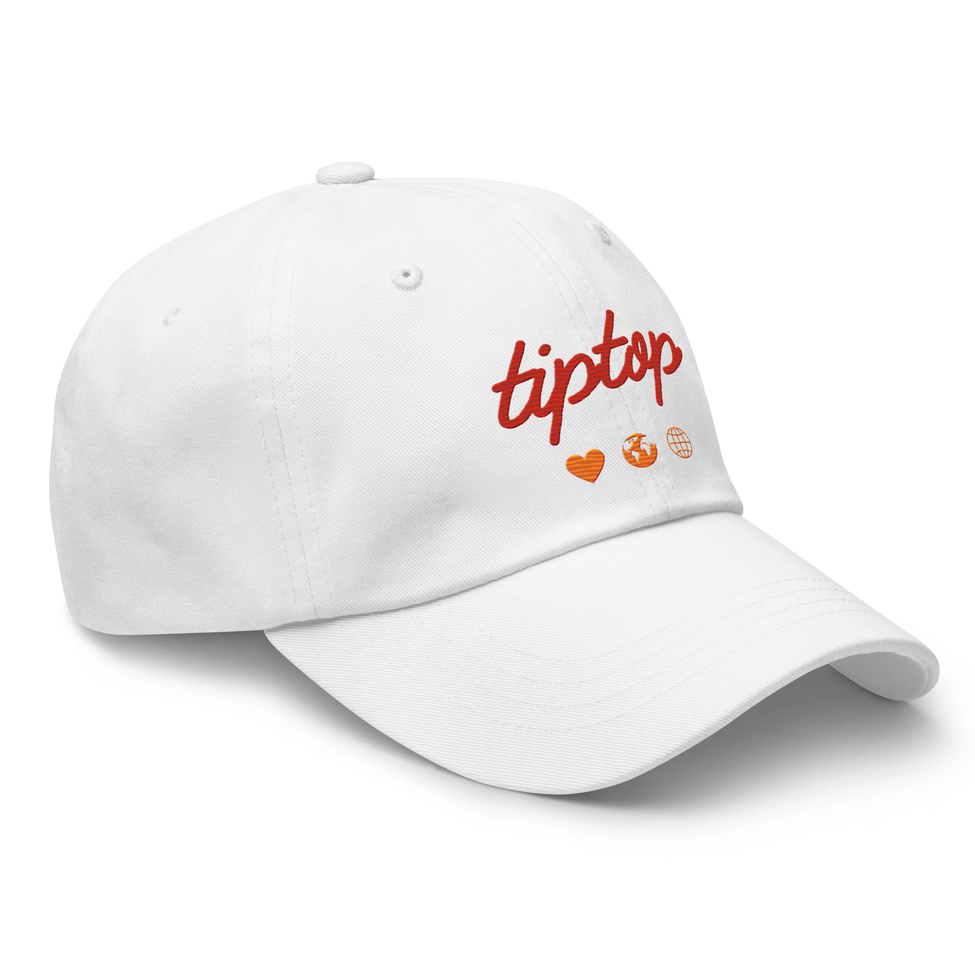 Script Dad Hat (Orange & Red)