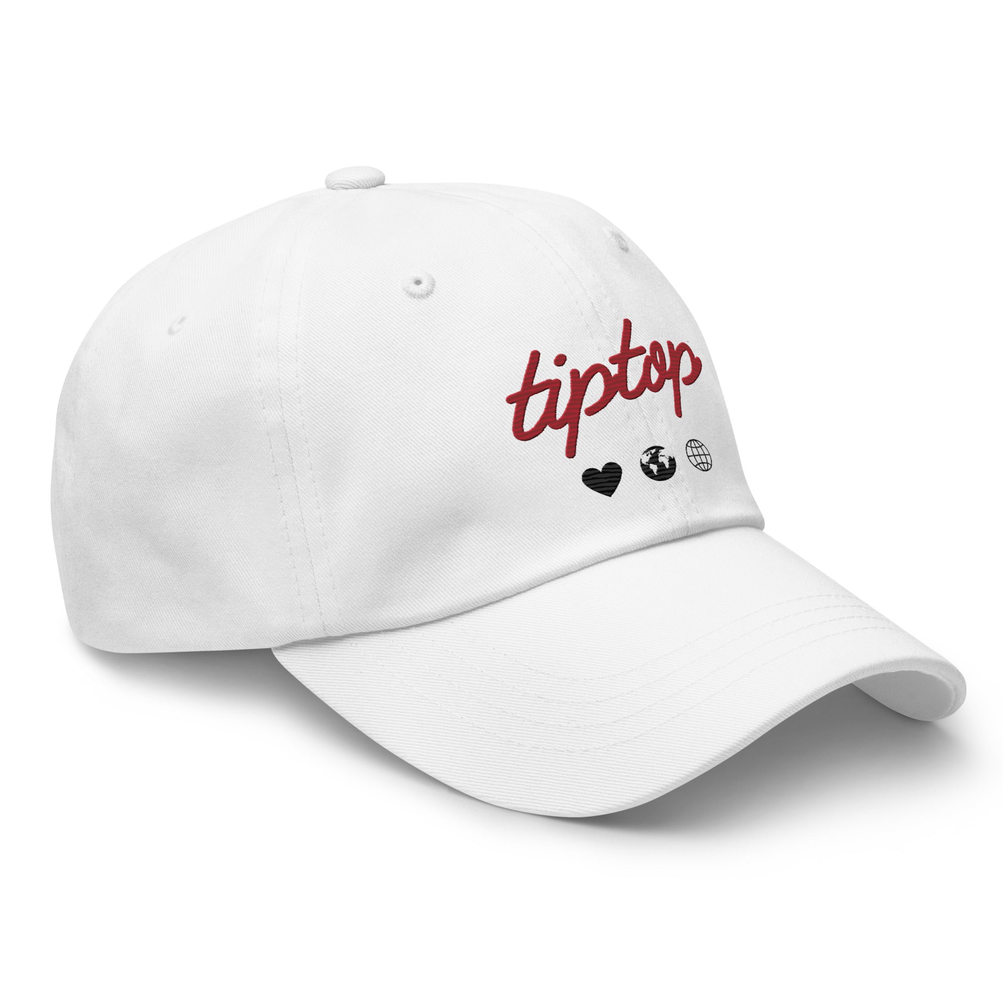 Script Dad Hat (Red & Black)