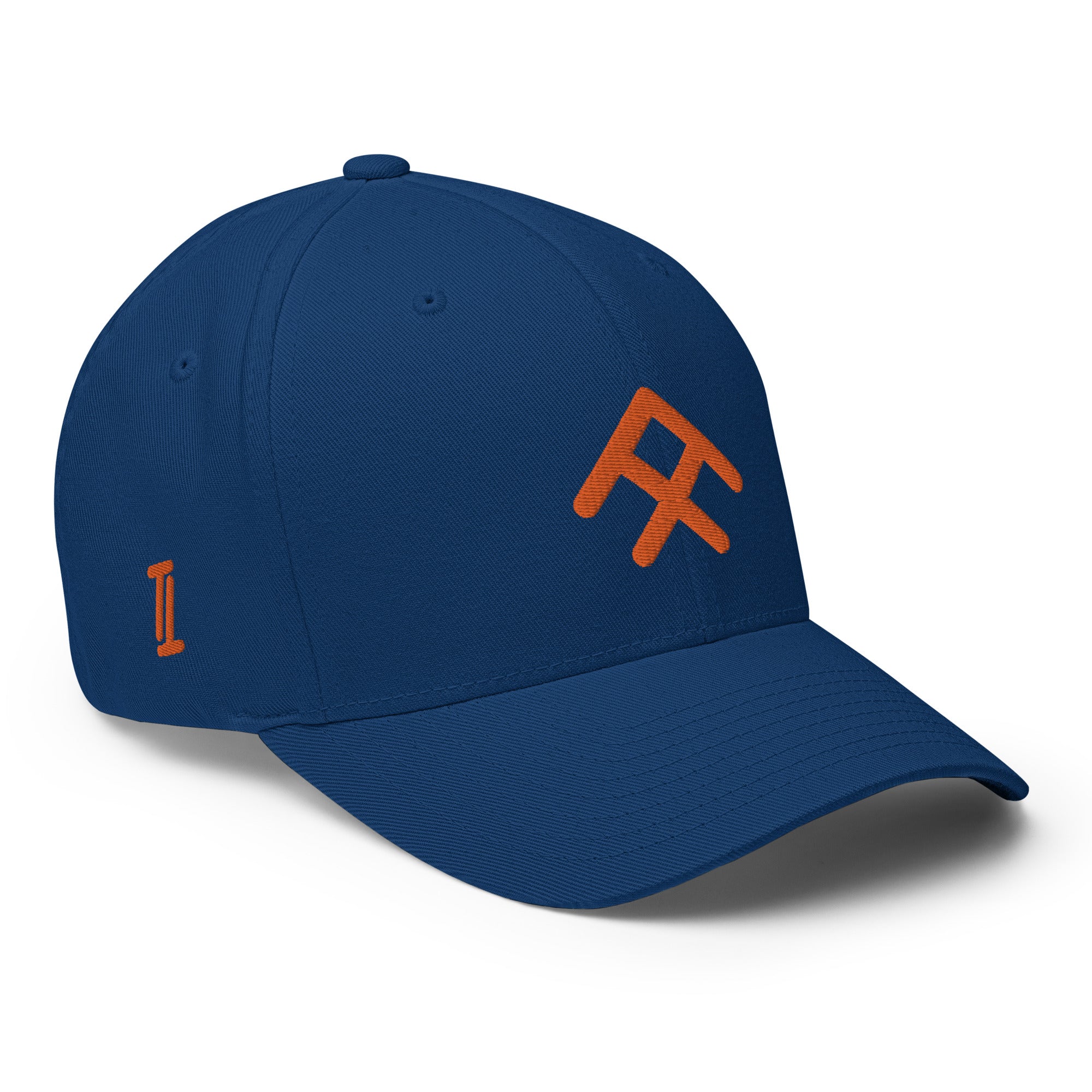 Branded Flexfit (Orange & Navy Blue)