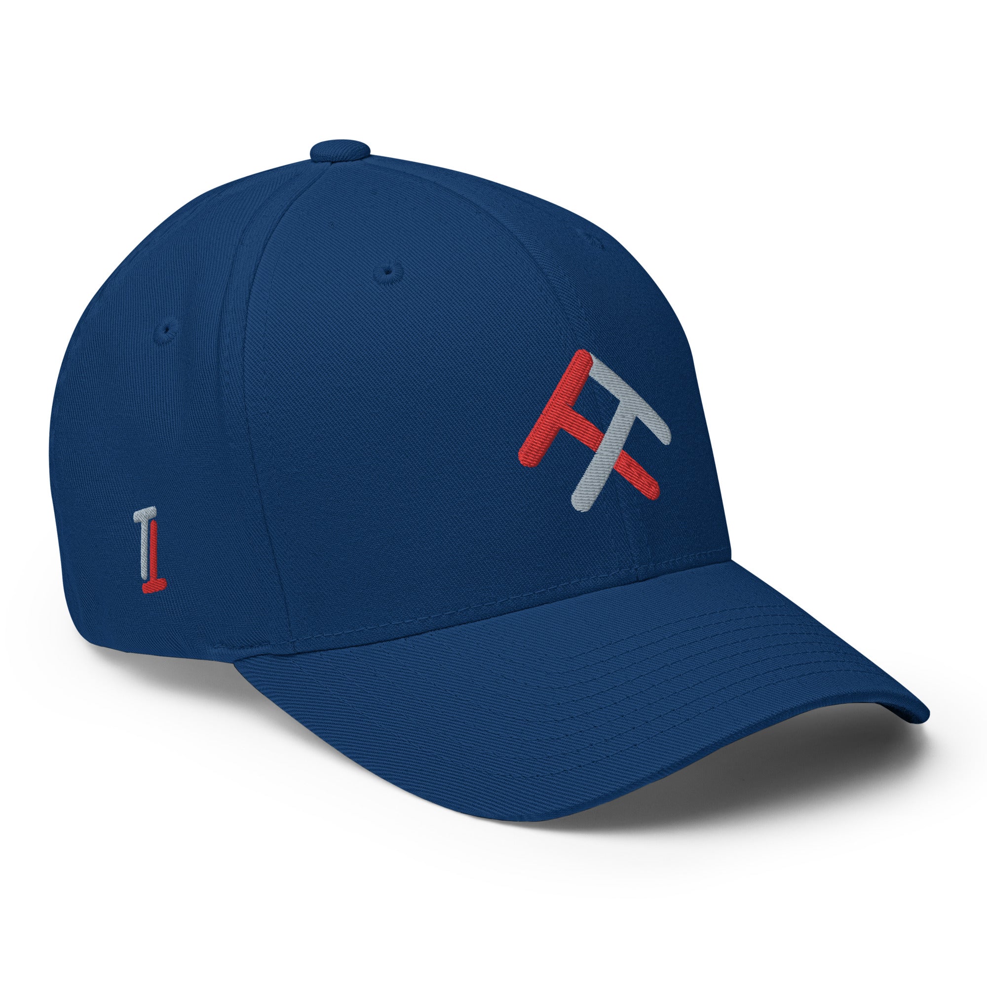 Branded Flexfit (Red & Navy Blue)