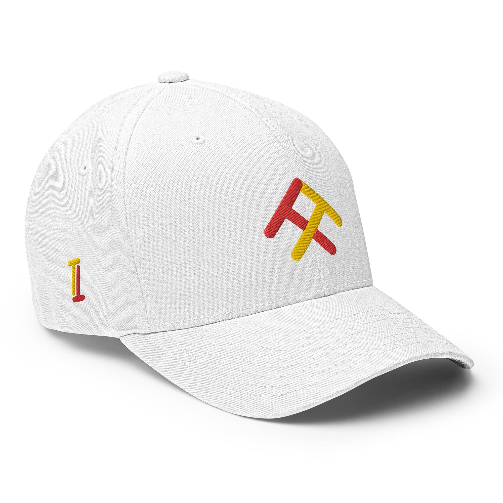 Branded Flexfit (Gold & Red)