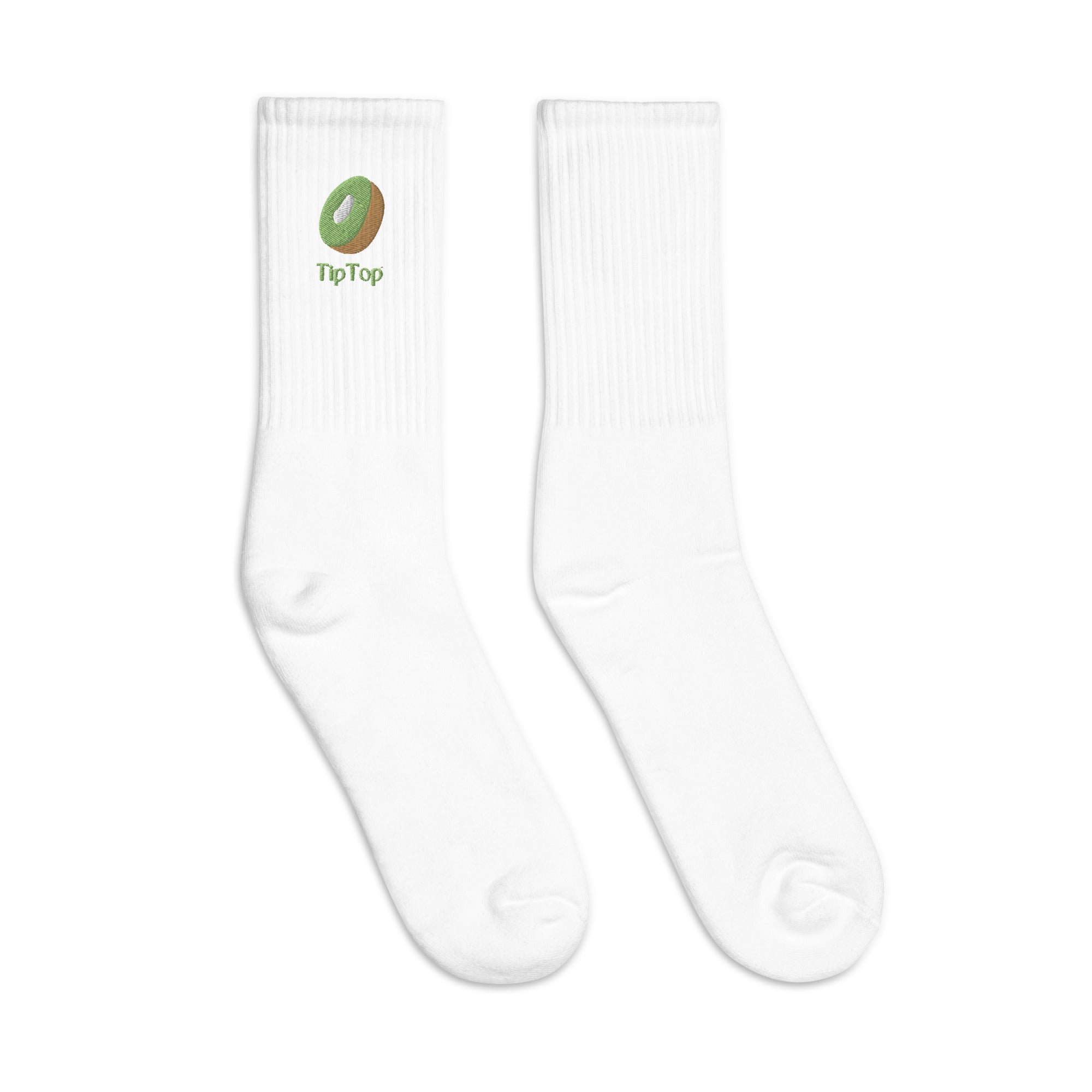 Kiwi Embroidered Socks