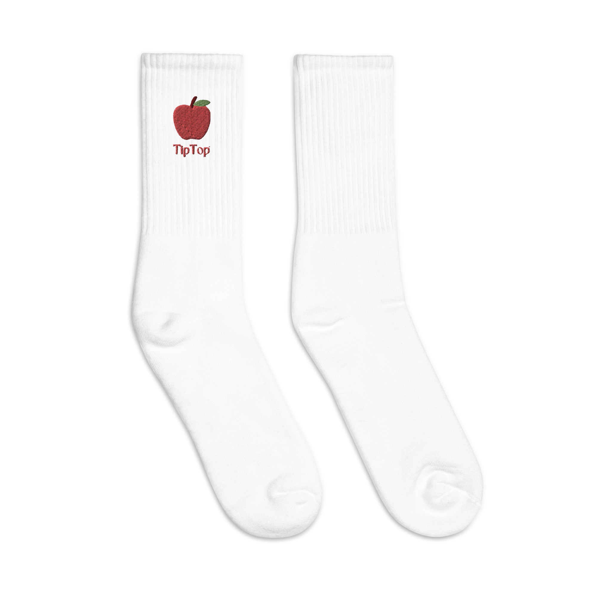 Honeycrisp Embroidered Socks