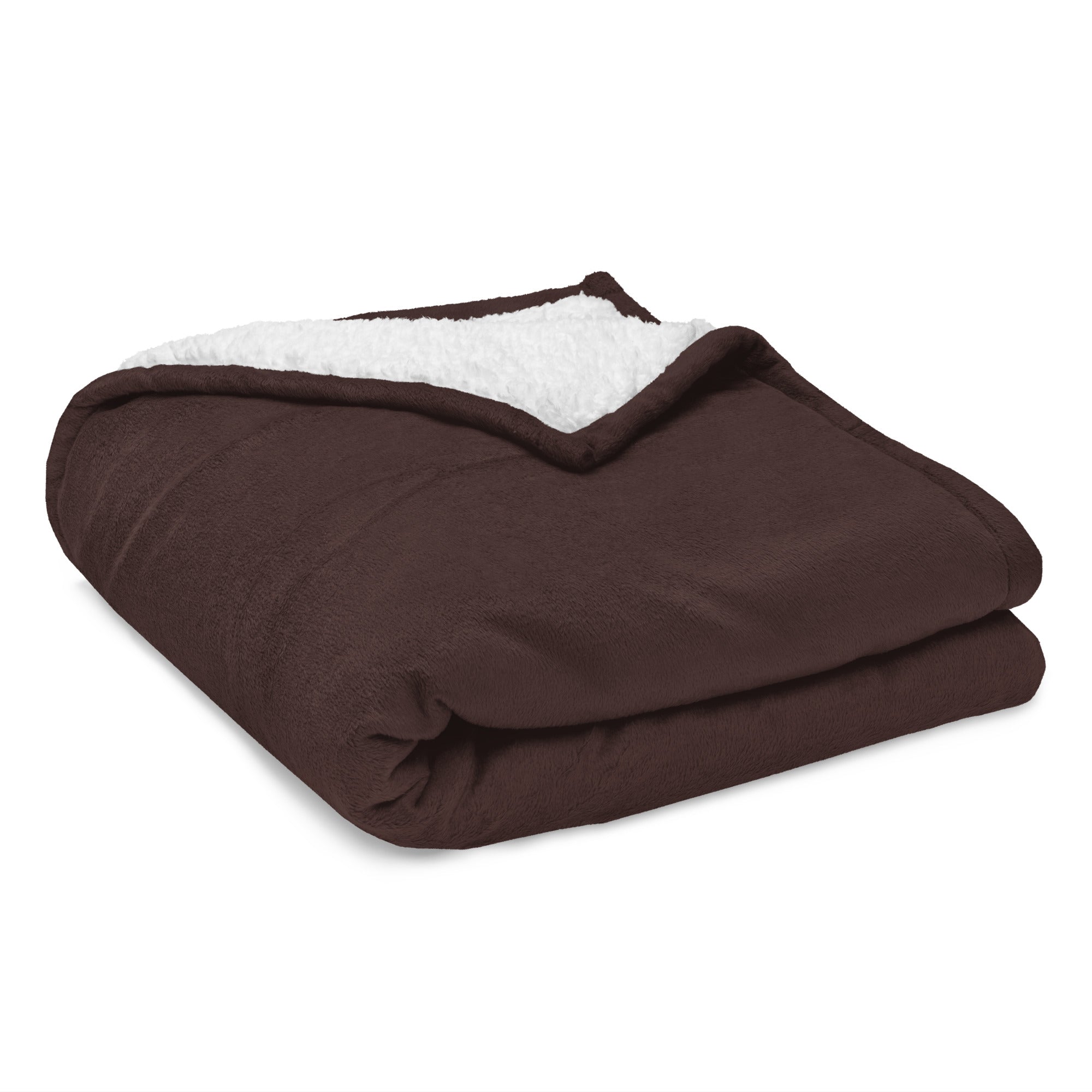 Bold Embroidered Sherpa Blanket