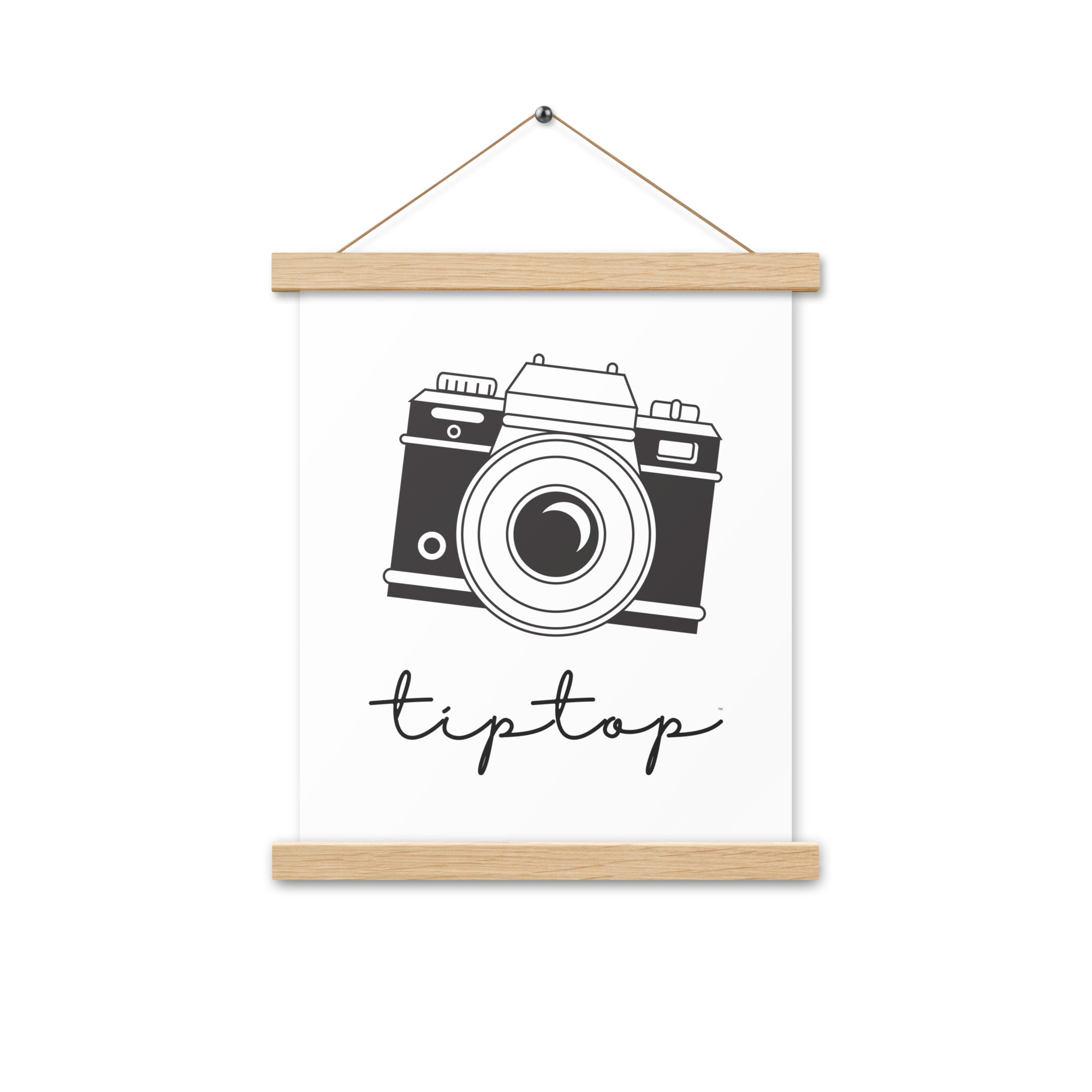 Camera Poster with Hangers