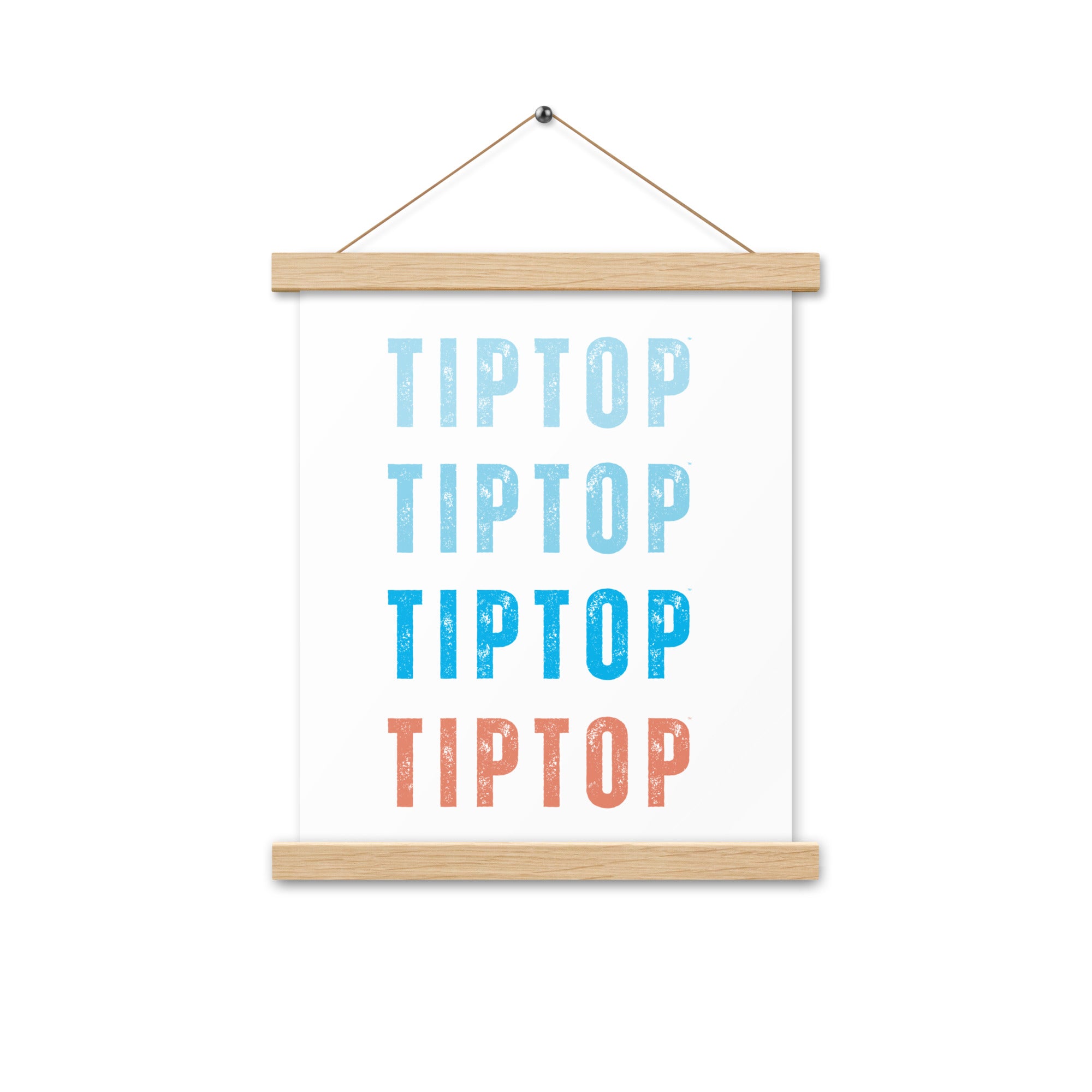 Four TipTops Poster with Hangers