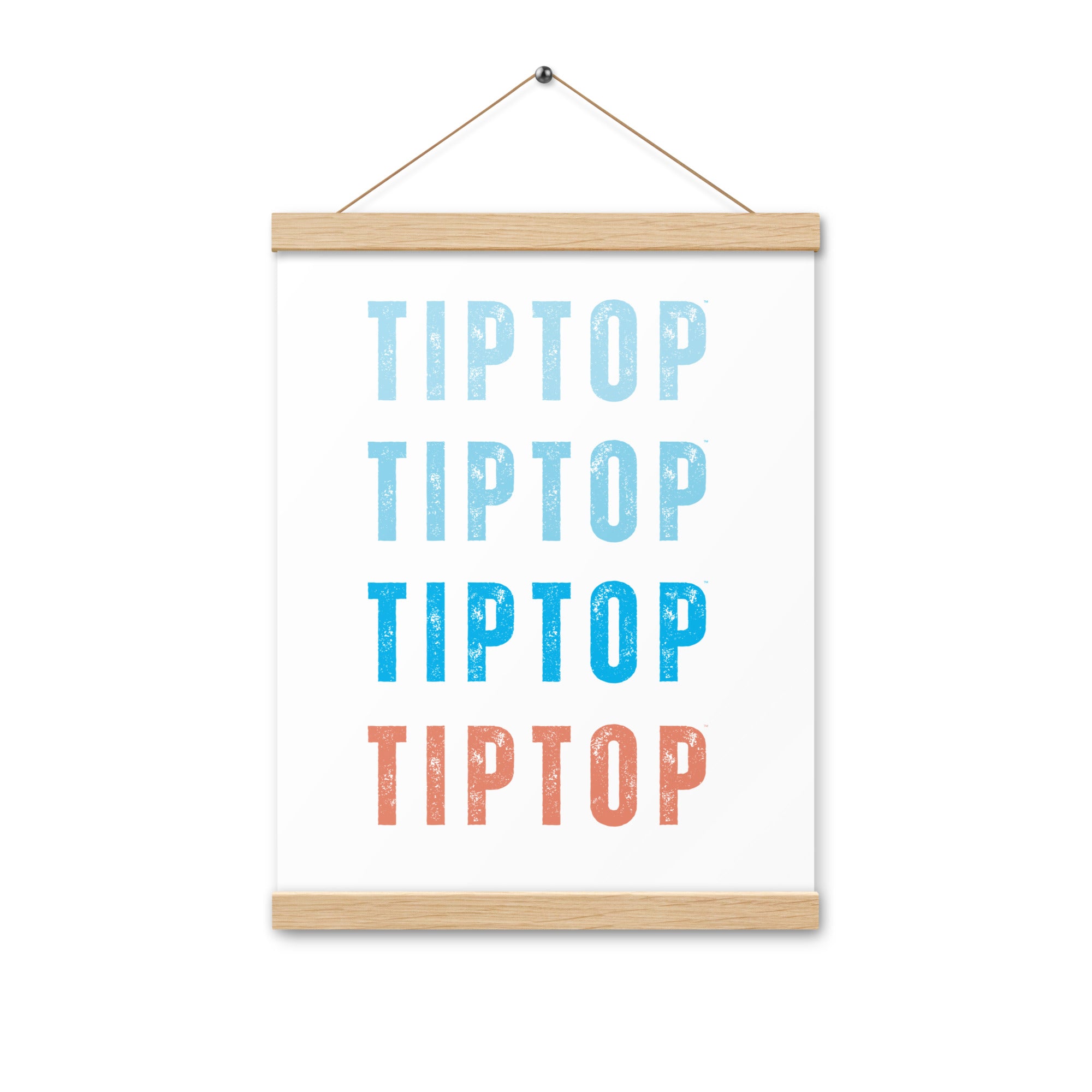 Four TipTops Poster with Hangers