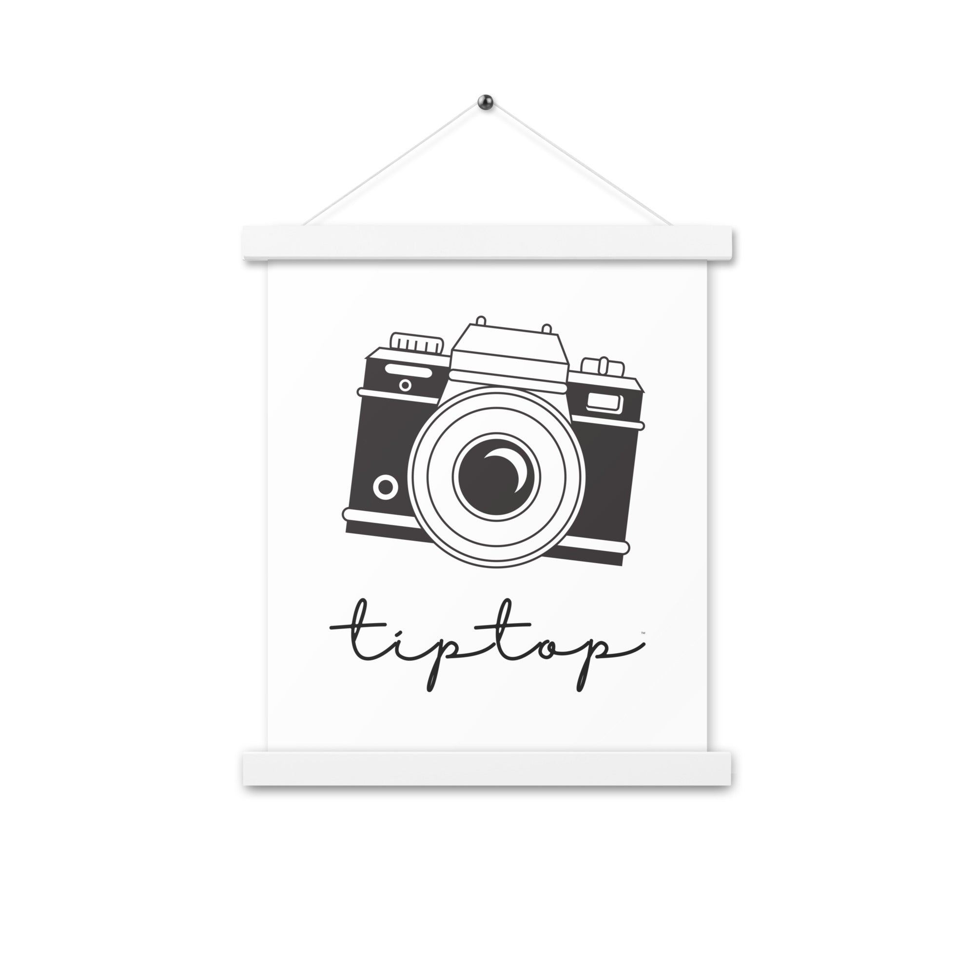 Camera Poster with Hangers