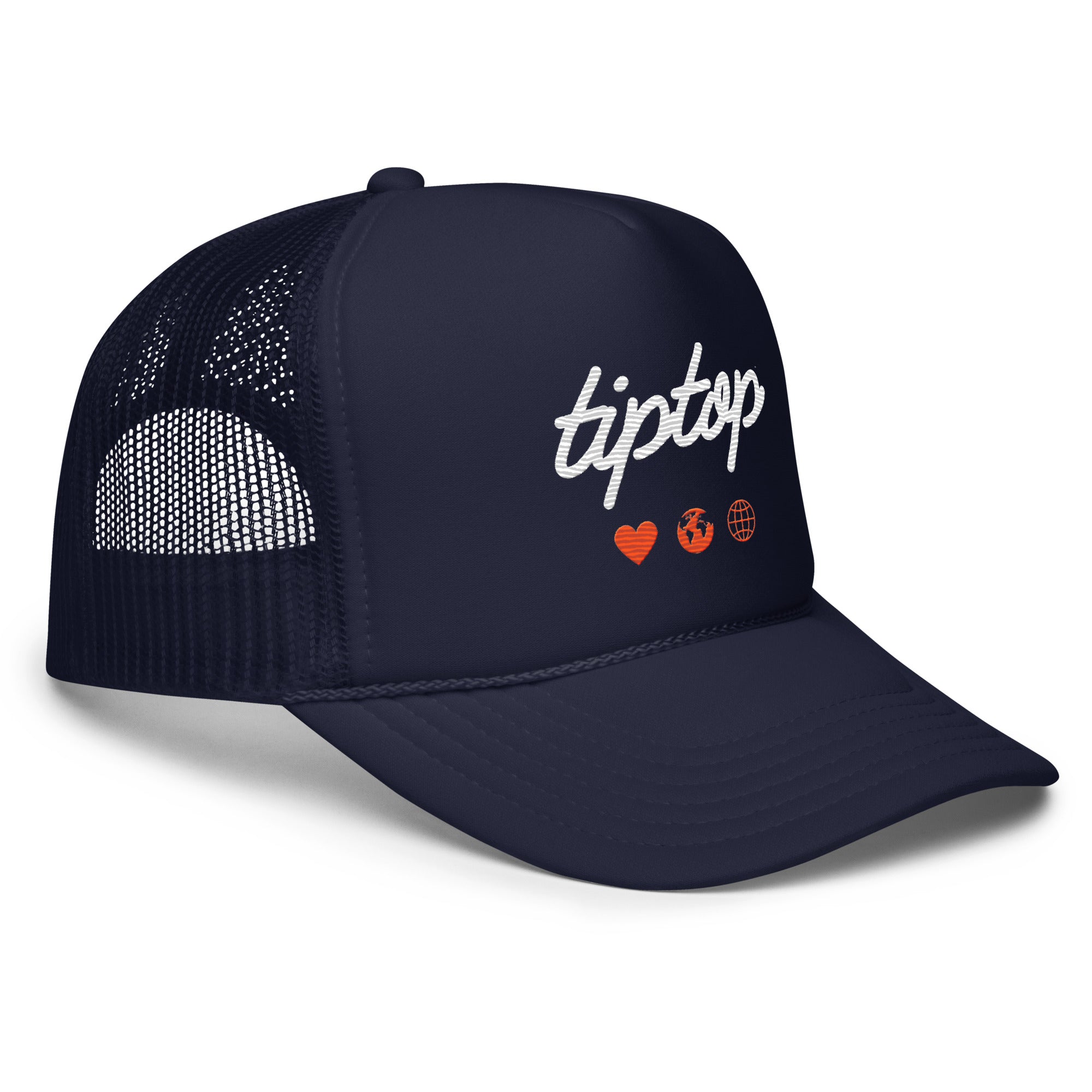 Script Five Panel (Orange & Navy Blue) 4.0