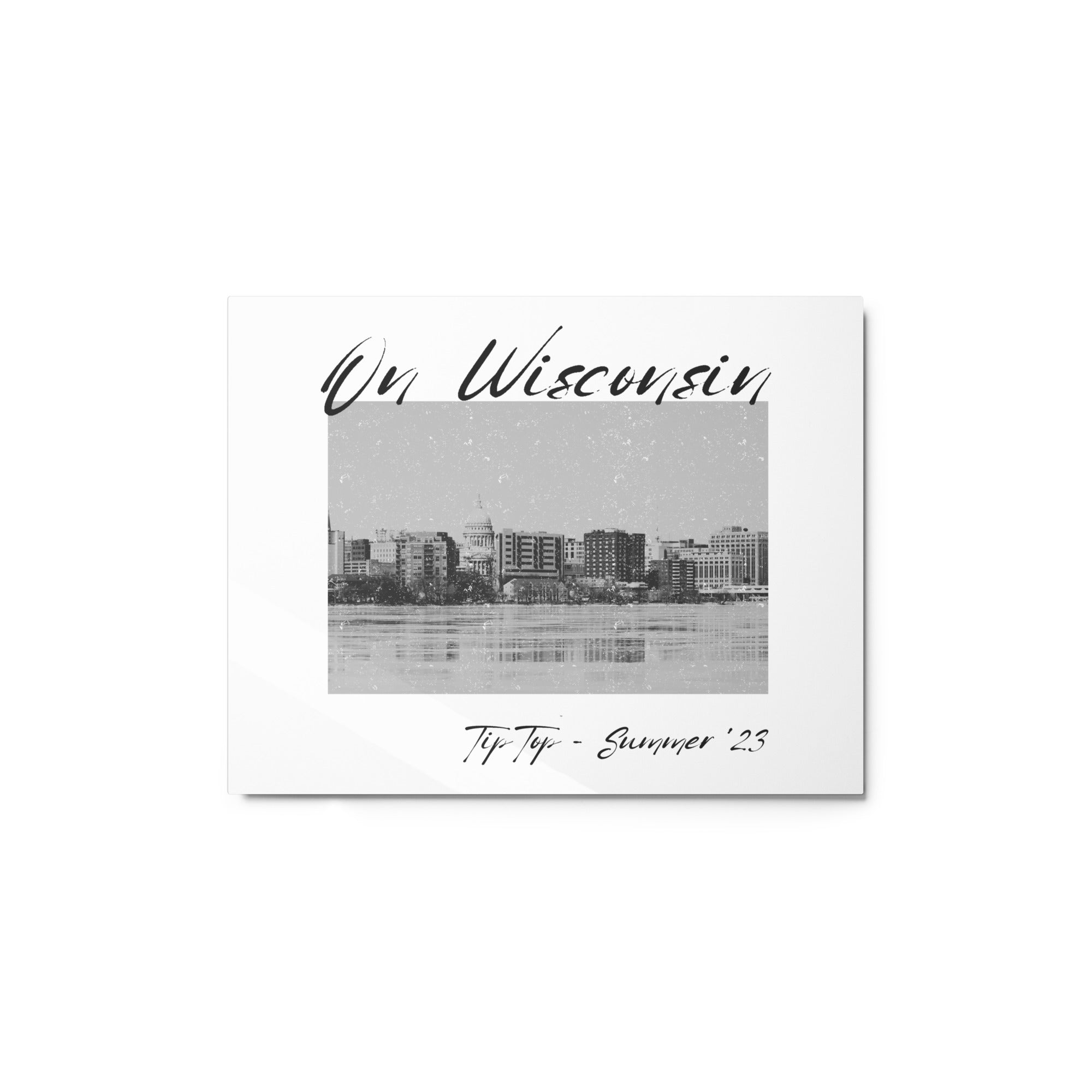 On Wisconsin Metal Print