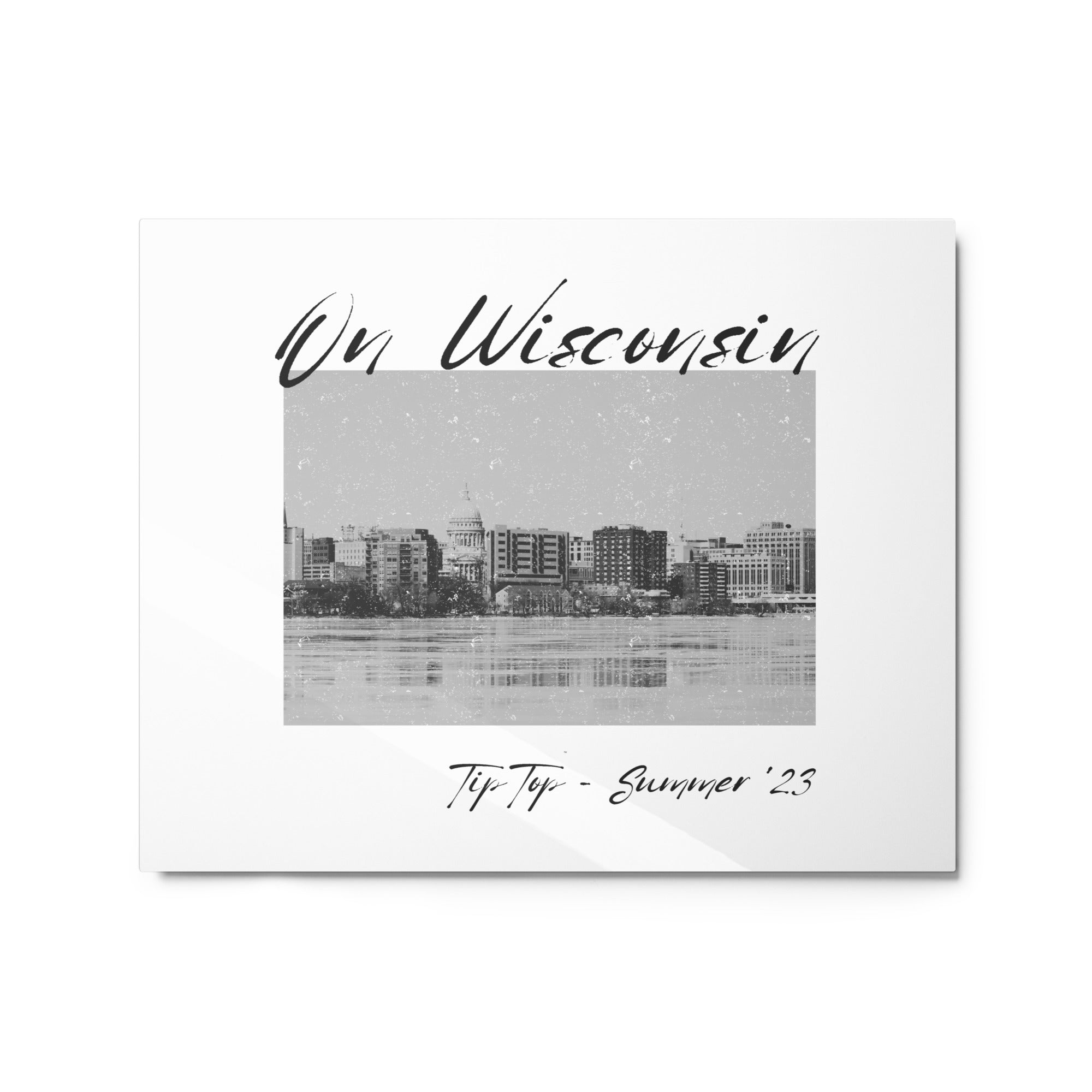 On Wisconsin Metal Print