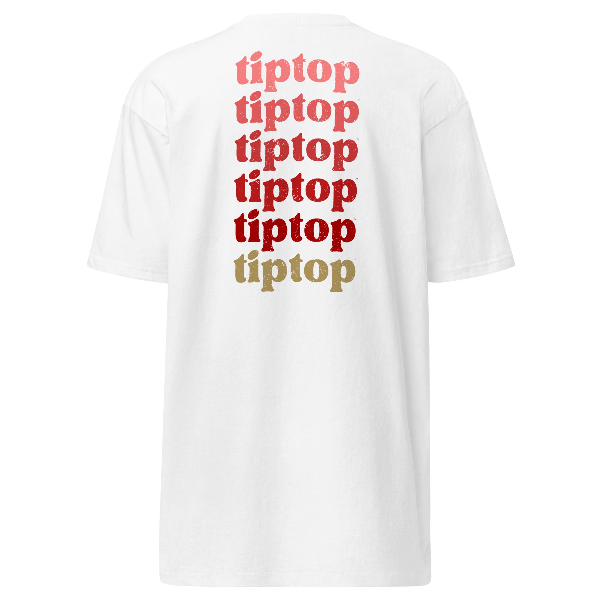 Retro Tee (Gold & Red)