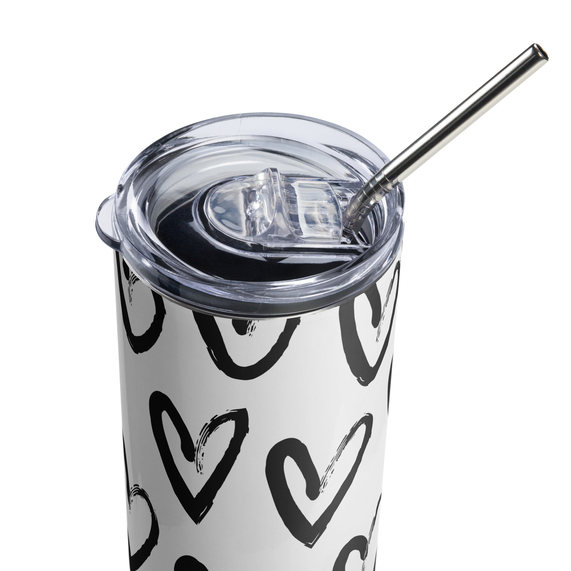 Hearts Stainless Steel Tumbler