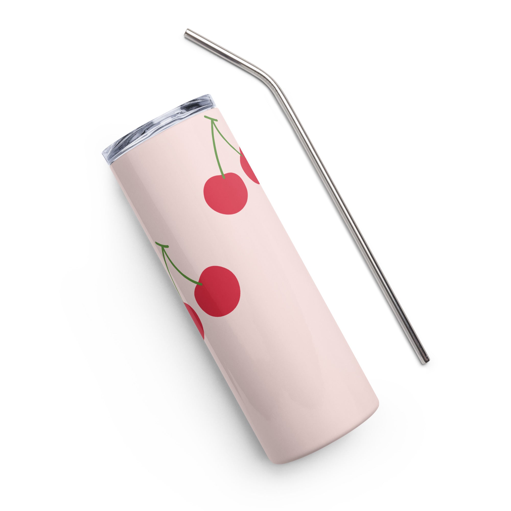 Cherry Stainless Steel Tumbler