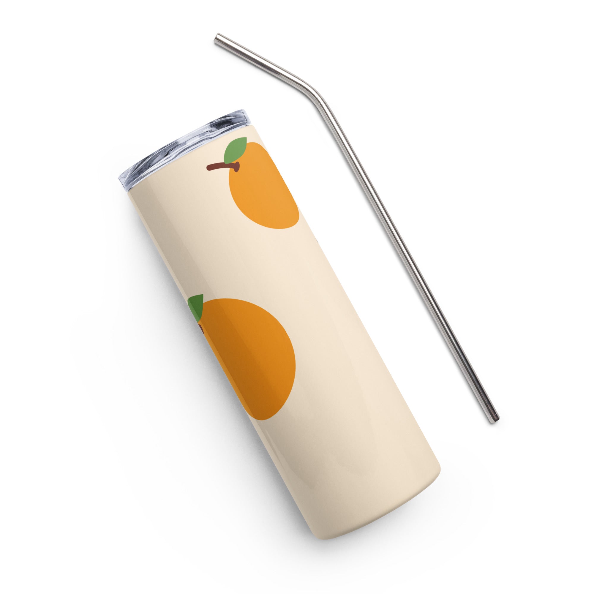 Orange Stainless Steel Tumbler