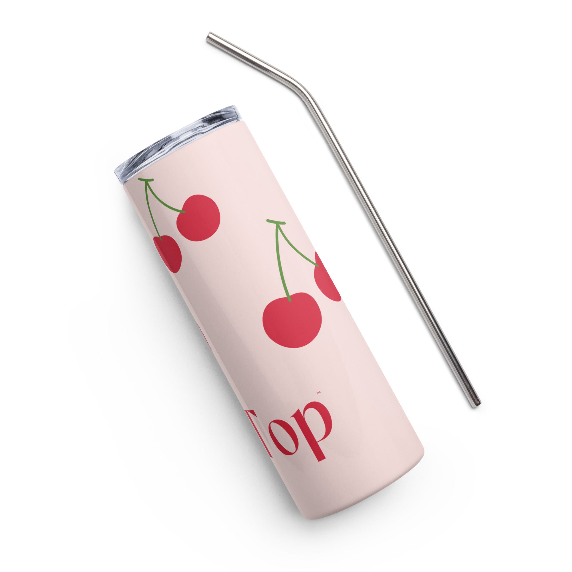 Cherry Stainless Steel Tumbler