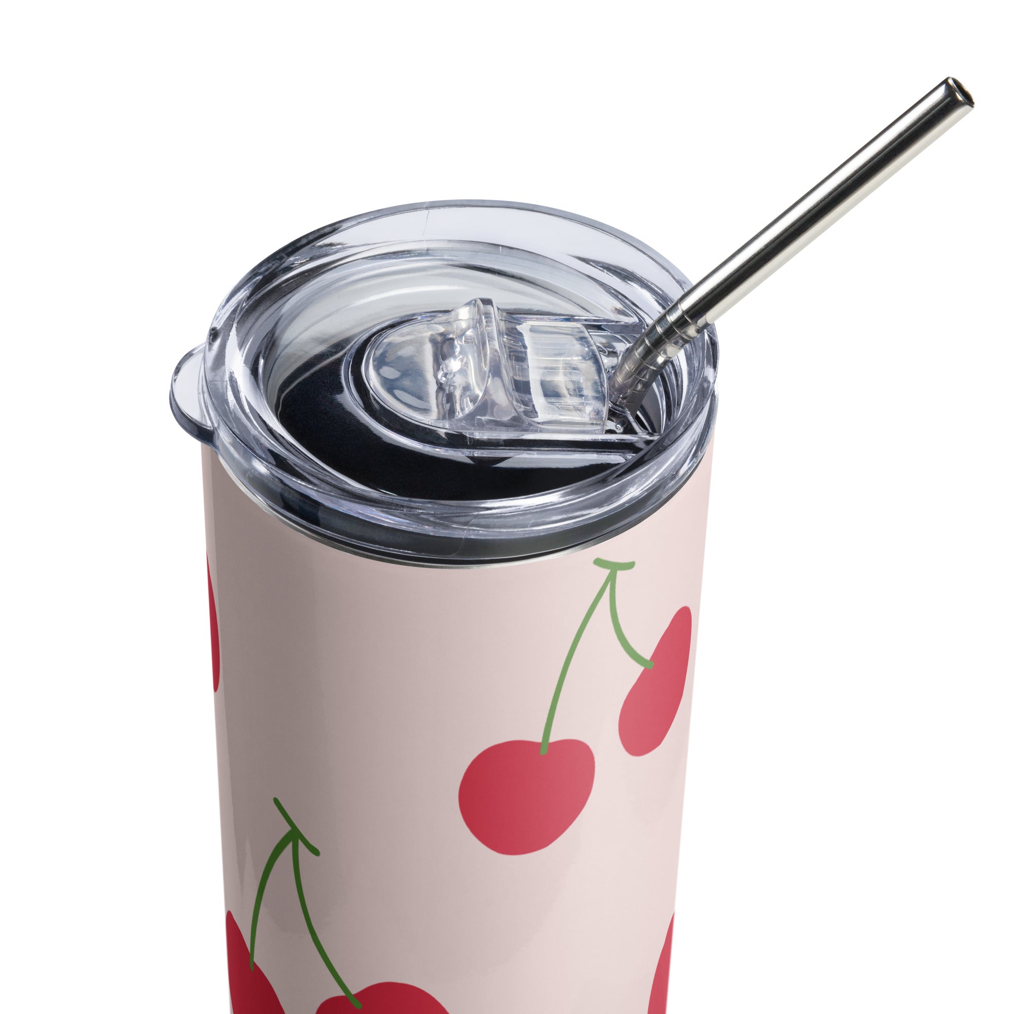 Cherry Stainless Steel Tumbler