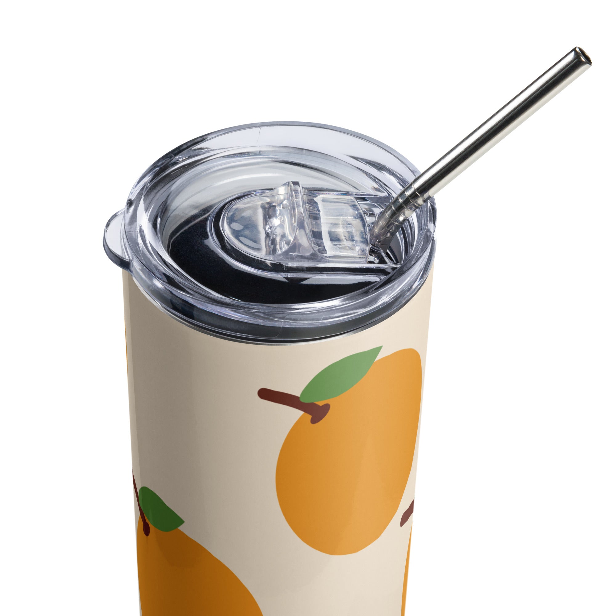 Orange Stainless Steel Tumbler