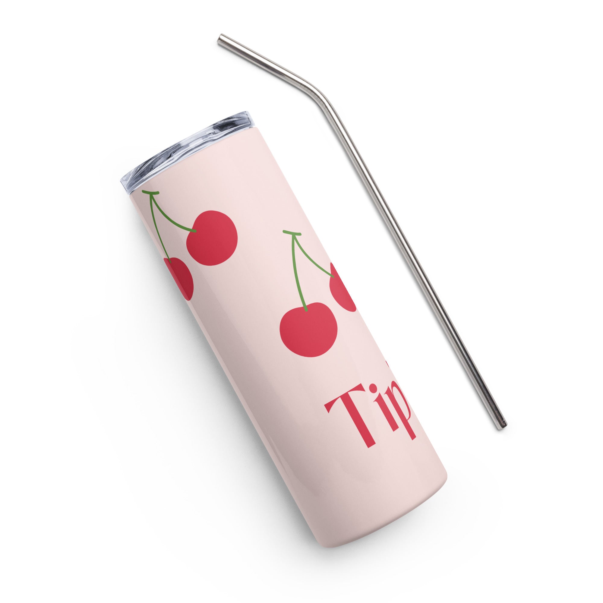 Cherry Stainless Steel Tumbler