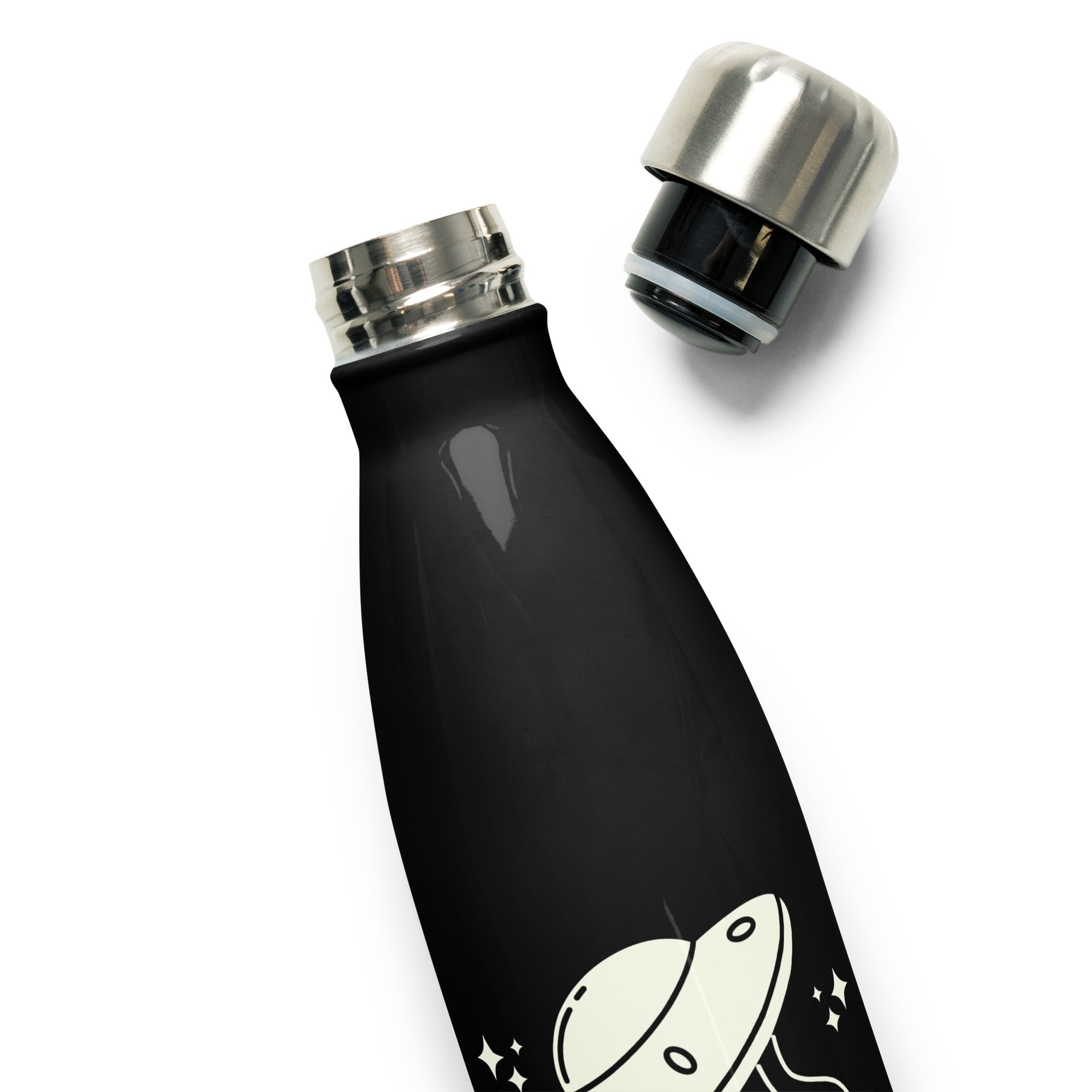 Galactic Stainless Steel Water Bottle Off White