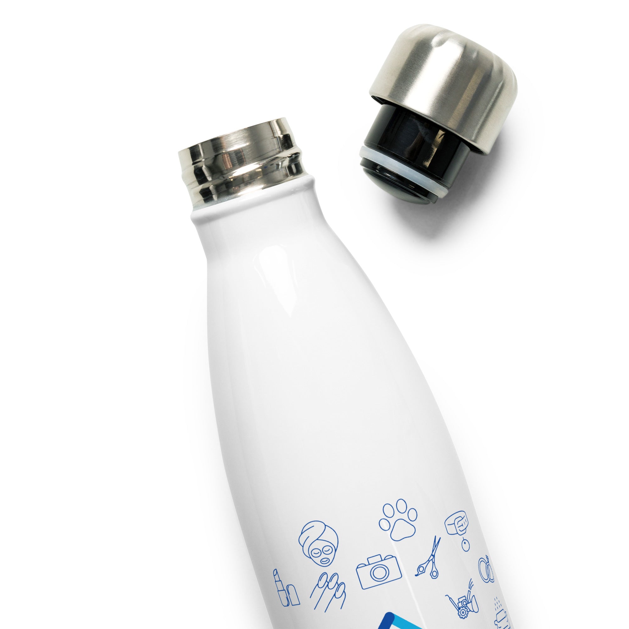 Services Simplified Stainless Steel Water Bottle