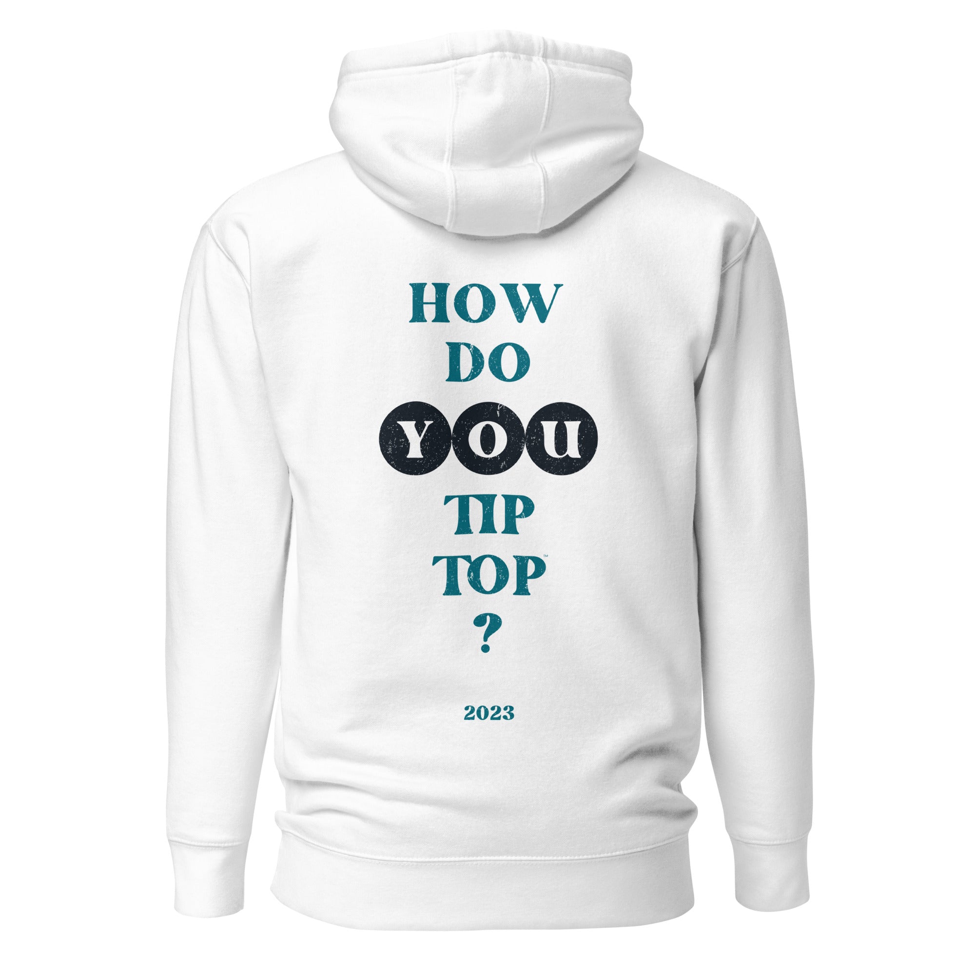 Retro Hoodie (Teal Blue & Black)