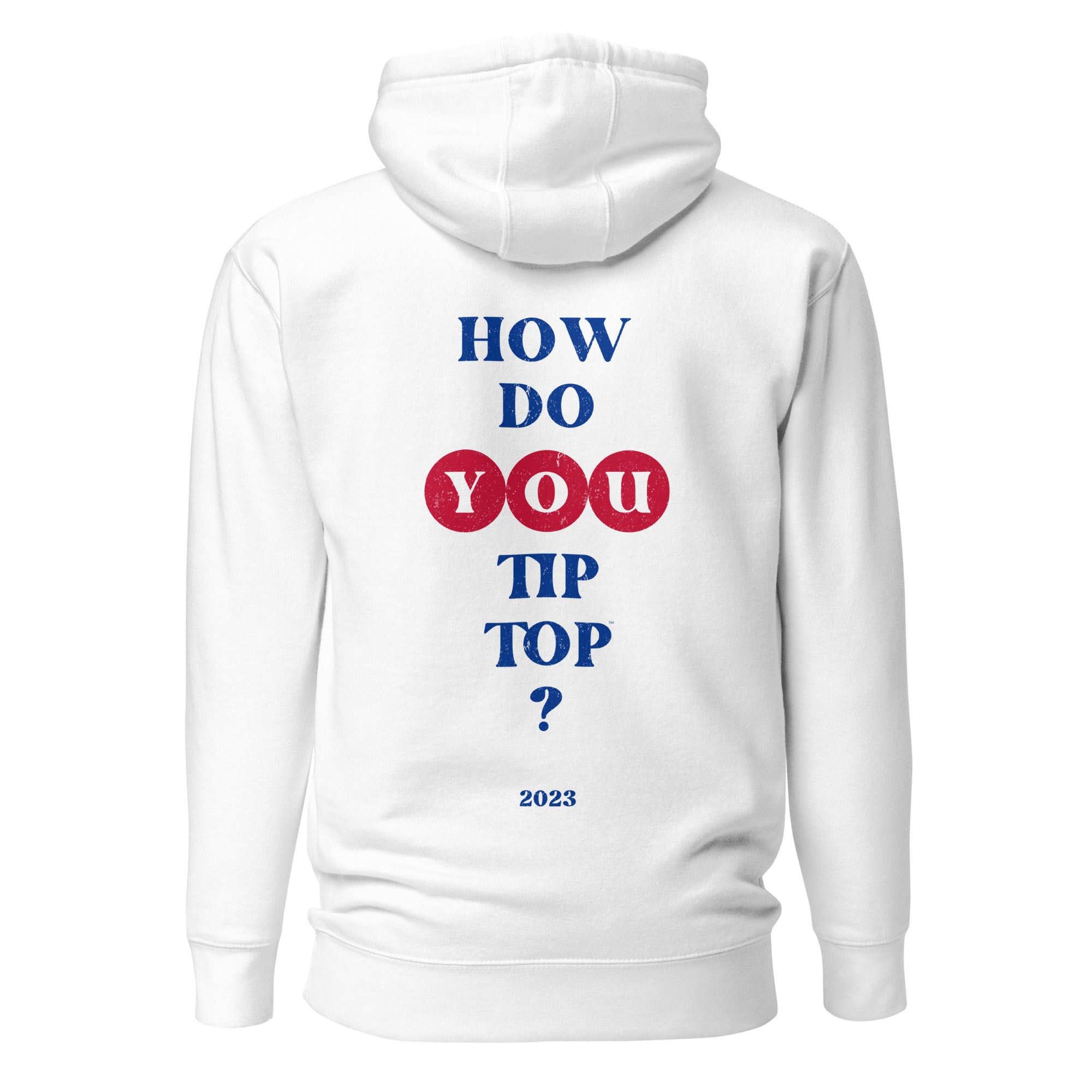 Retro Hoodie (Red & Royal Blue)