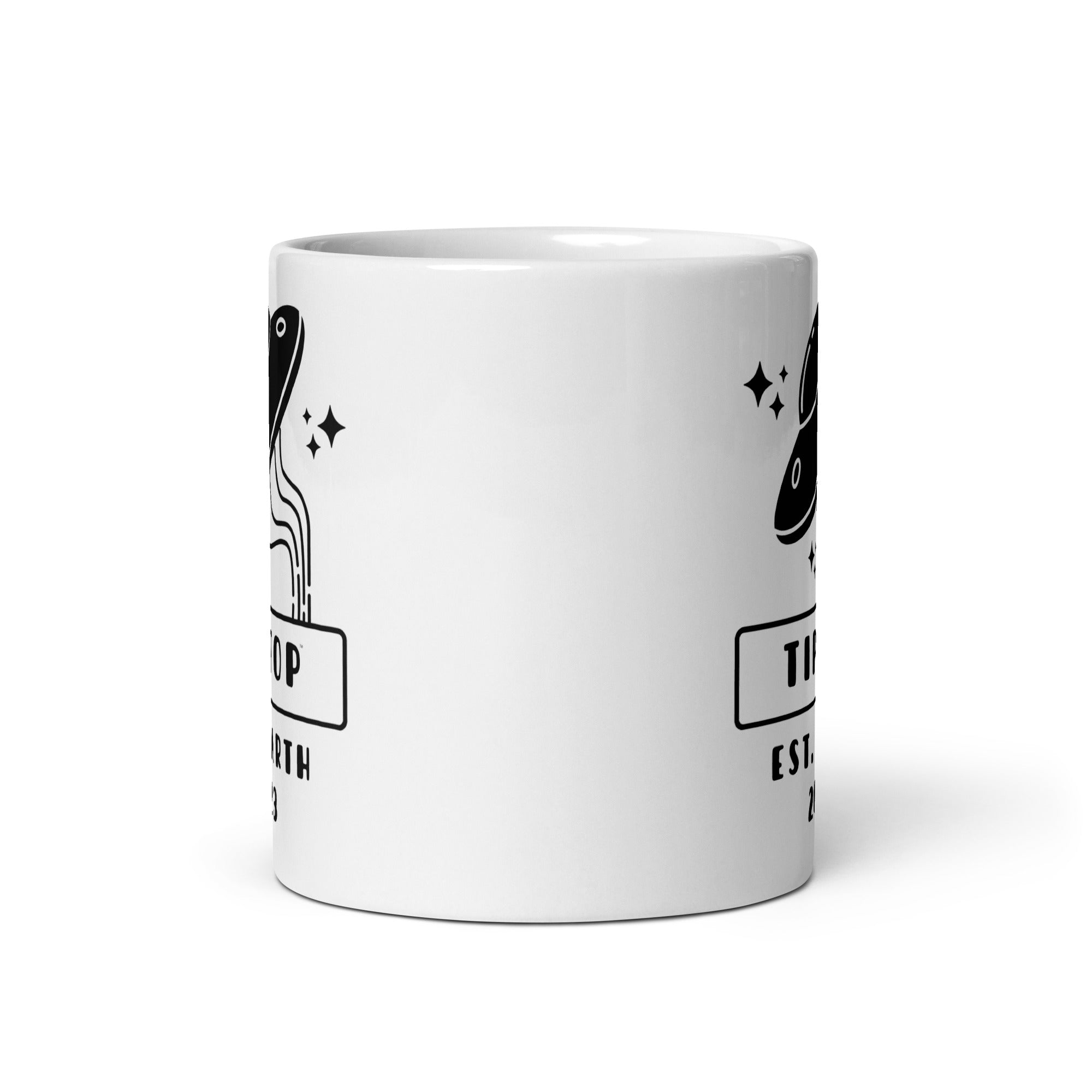 Galactic White Glossy Mug