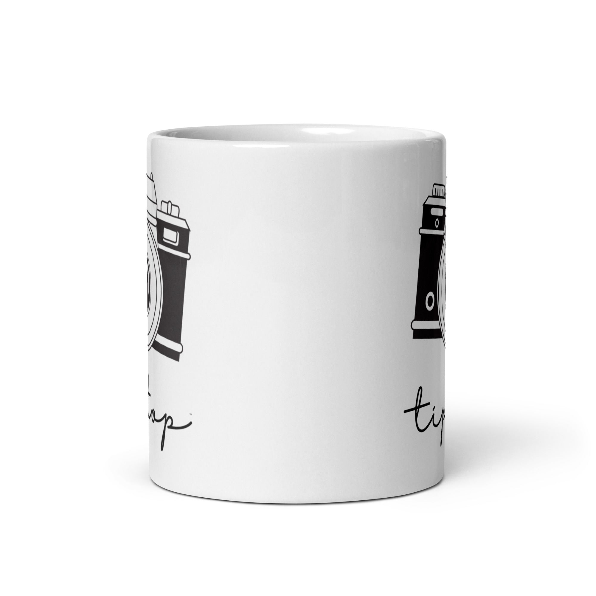 Camera White Glossy Mug