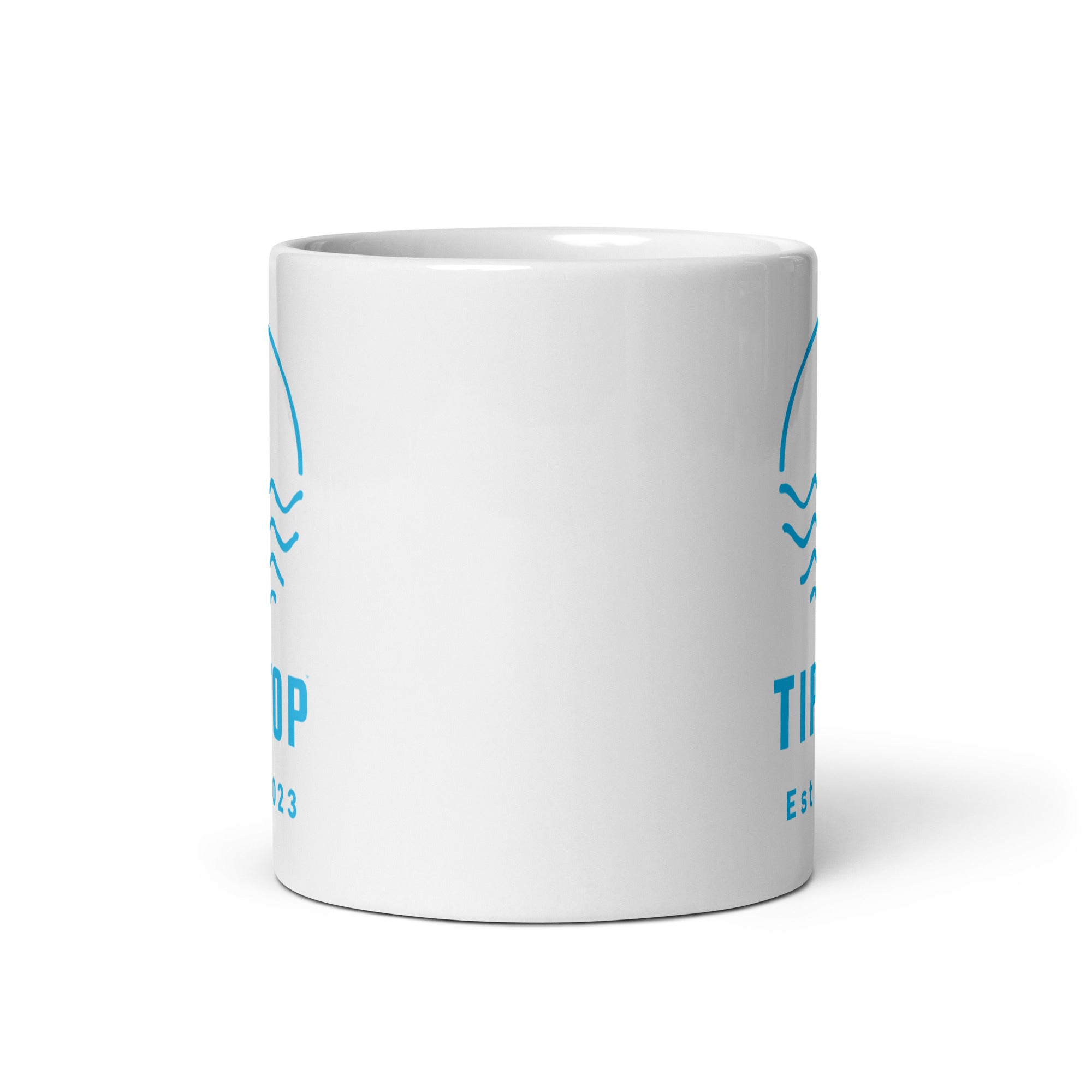 Sunset Lake White Glossy Mug