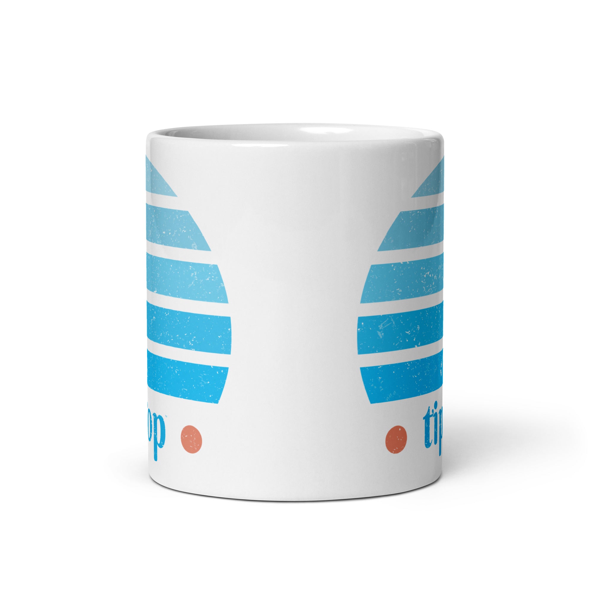 Sunset Gradient White Glossy Mug